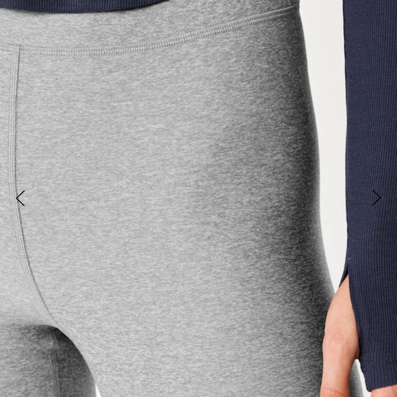 NWT OLD NAVY Extra High-Waisted Cloud+ 7/8 Leggings Color: Light Gray - Picture 4 of 6